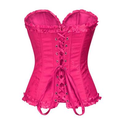 / Victorian Gothic pink Overbust Corset