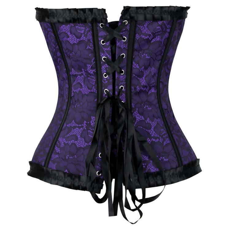 Lace purple corset  