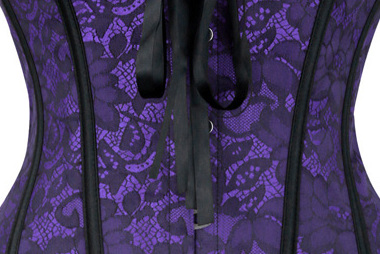 Lace purple corset 