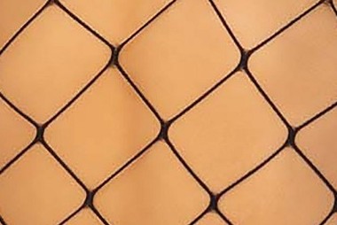 Fence net mini dress 