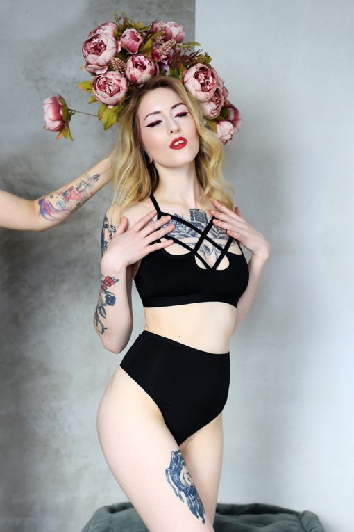 High Waist Jersey Thong  