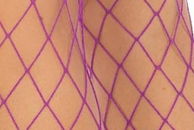Diamond Fishnet Pantyhose purple 