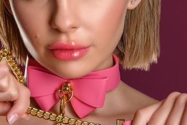 Collar and Leash Pink 
