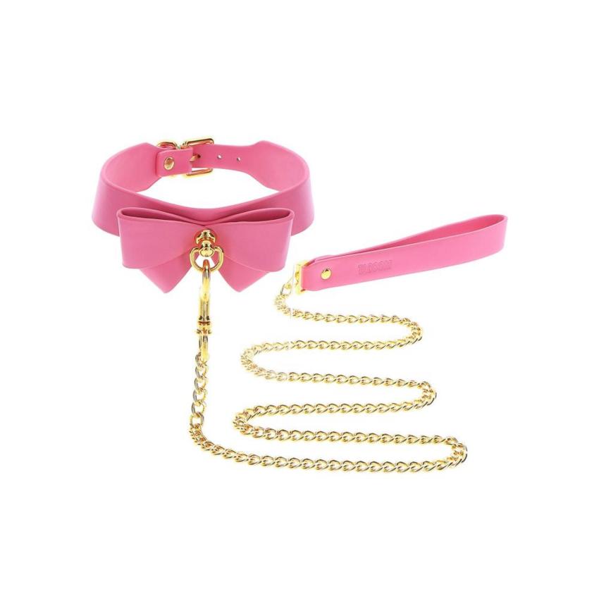 Collar and Leash Pink  