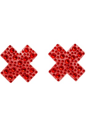  X Factor Nipple jewels sticker red