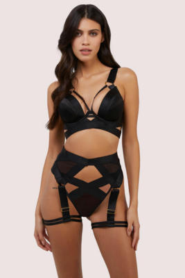 / 'Etta' Black Harness Suspender 