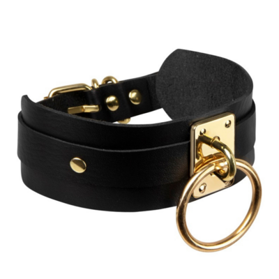 / O-Ring Collar – Black/Gold