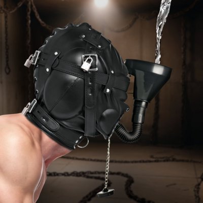/ Degraded Sensory Deprivation Hood with Funnel
