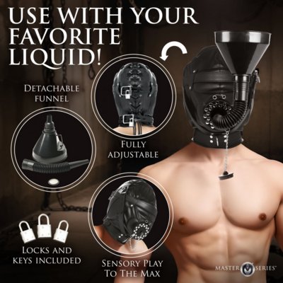/ Degraded Sensory Deprivation Hood with Funnel
