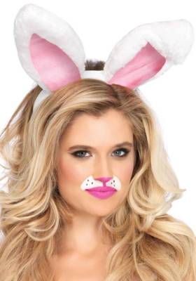   Plush Bunny Ears Headband