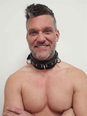   Essential Leather Lockable Collar Black