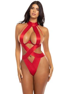   Lydie Strappy Cut Out Teddy