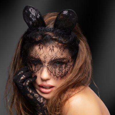 / Cat Mask Voile – Lace