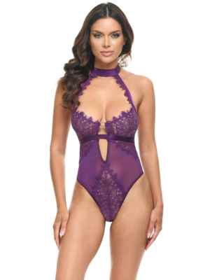   Kennedy Sheer Lace Teddy  