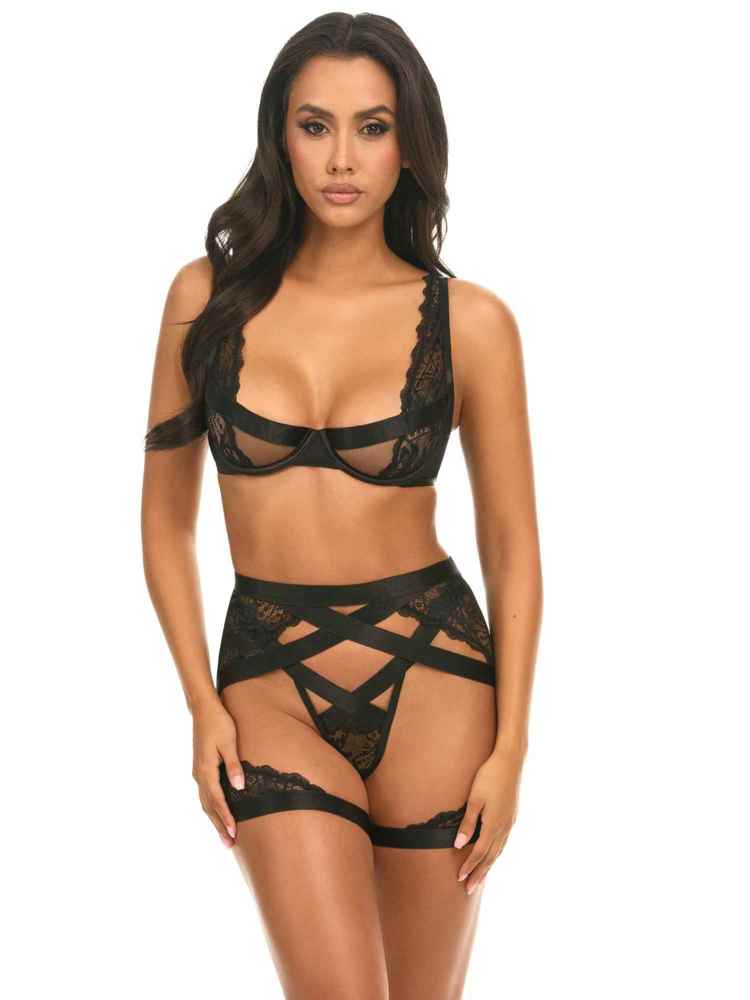 Thalia Lace 3 Piece Bra Set  