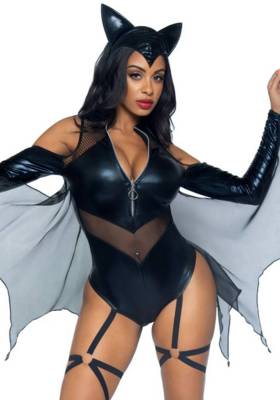 / Midnight Bat Bodysuit