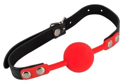 / Silicon red ballgag