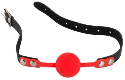 / Silicon red ballgag