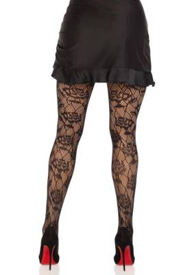 / Wild Rose Net Pantyhose
