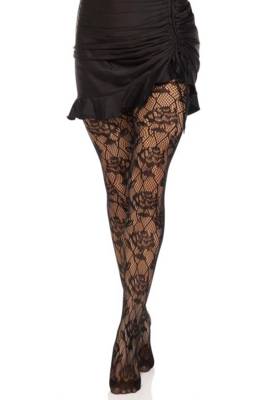 / Wild Rose Net Pantyhose
