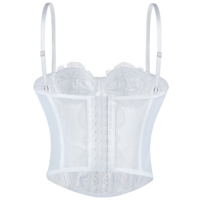 / Retro Bustier with 3-Row Hooks