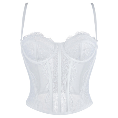 / Retro Bustier with 3-Row Hooks