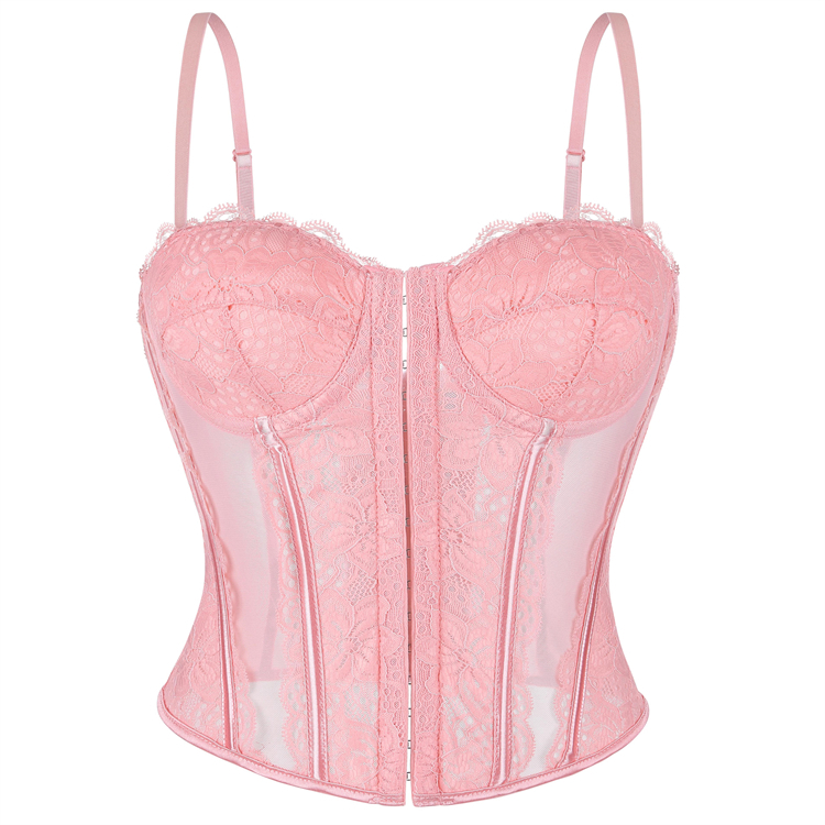 Pink Adjustable Bustier  