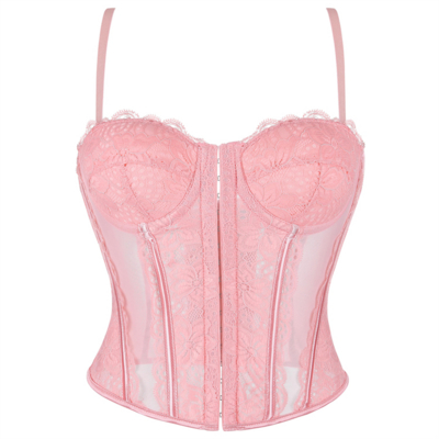 / Pink Adjustable Bustier