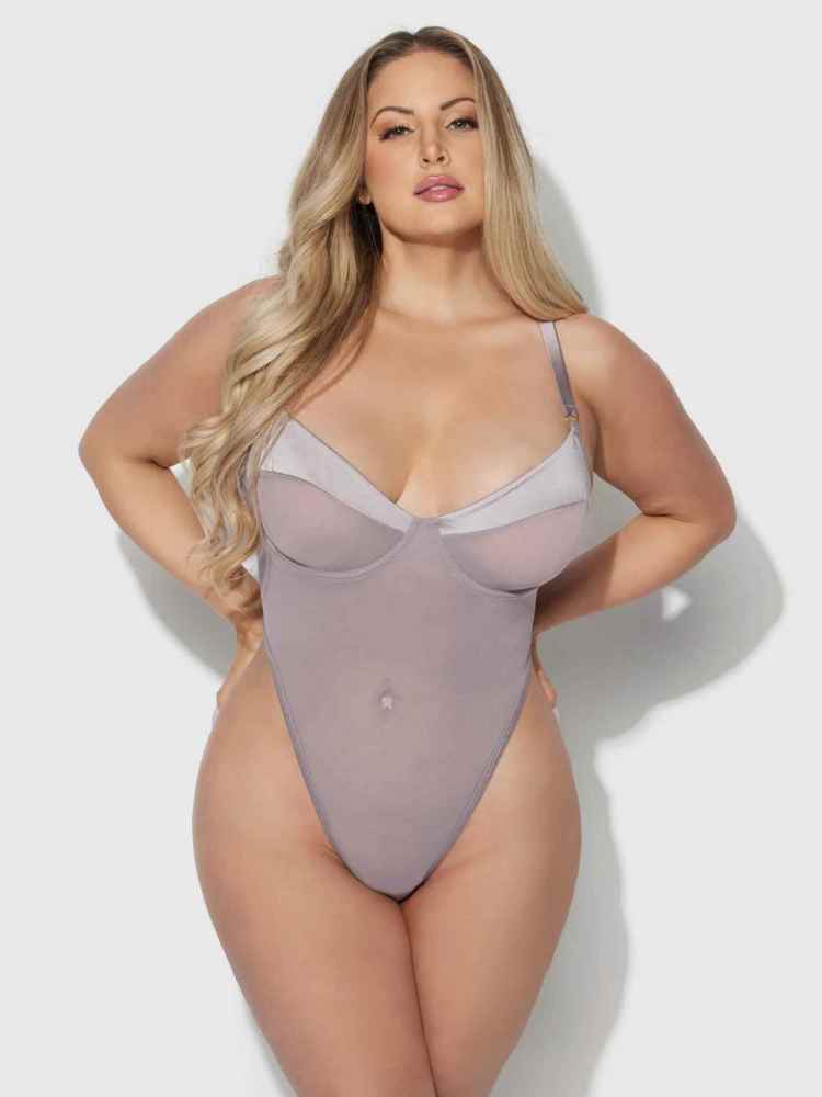 RAQUEL  Bodysuit mauve rose  
