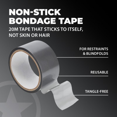 / Bondage tape silver
