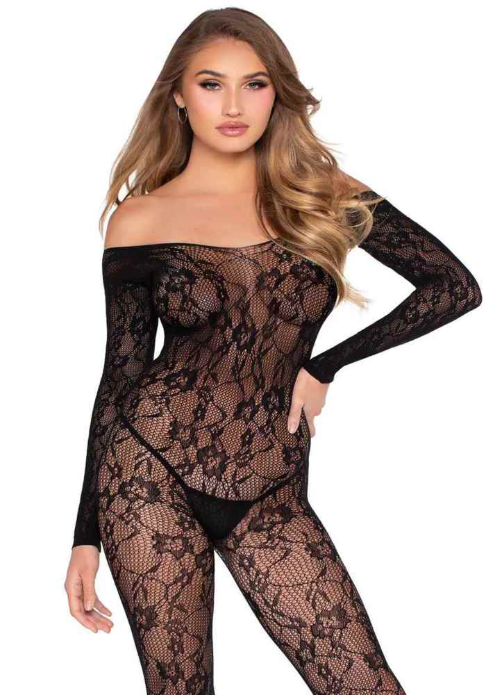 Lace Lingerie Bodystocking  