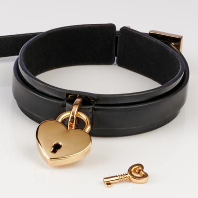    Elegant Collar Set – Black/Gold