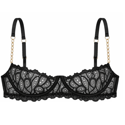 Posh Set: Bra, Open Thong + Necklace 