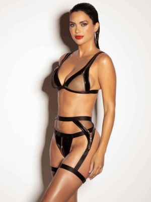 /  Fetish Exposed Bra Set