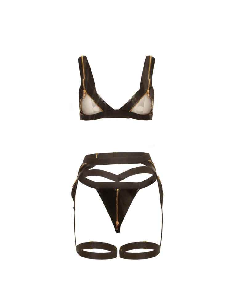  Fetish Exposed Bra Set  