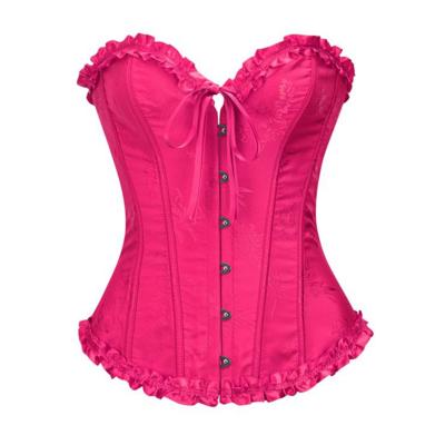 / Rose Brocade  Overbust Corset
