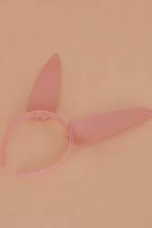 Rabbit ear headband pink 