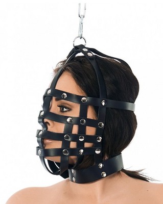 Muzzle mask with hanging ring on top